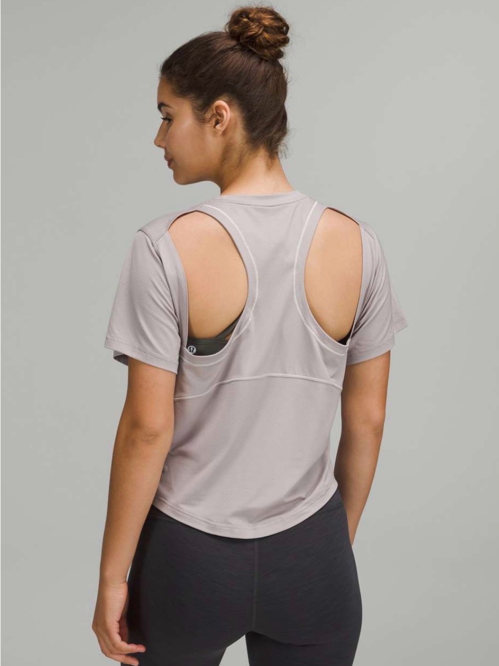 Lululemon Ventilated Open-Back Training T-Shirts size 2